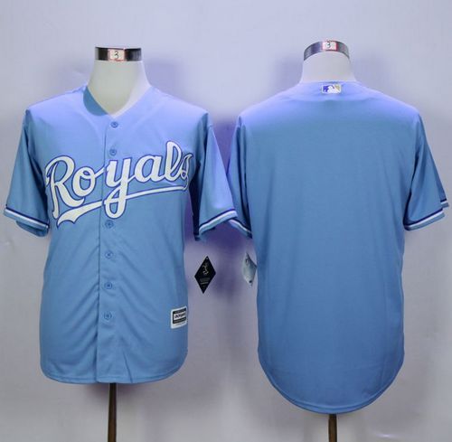Royals Blank Light Blue Alternate 1 New Cool Base Stitched MLB Jersey